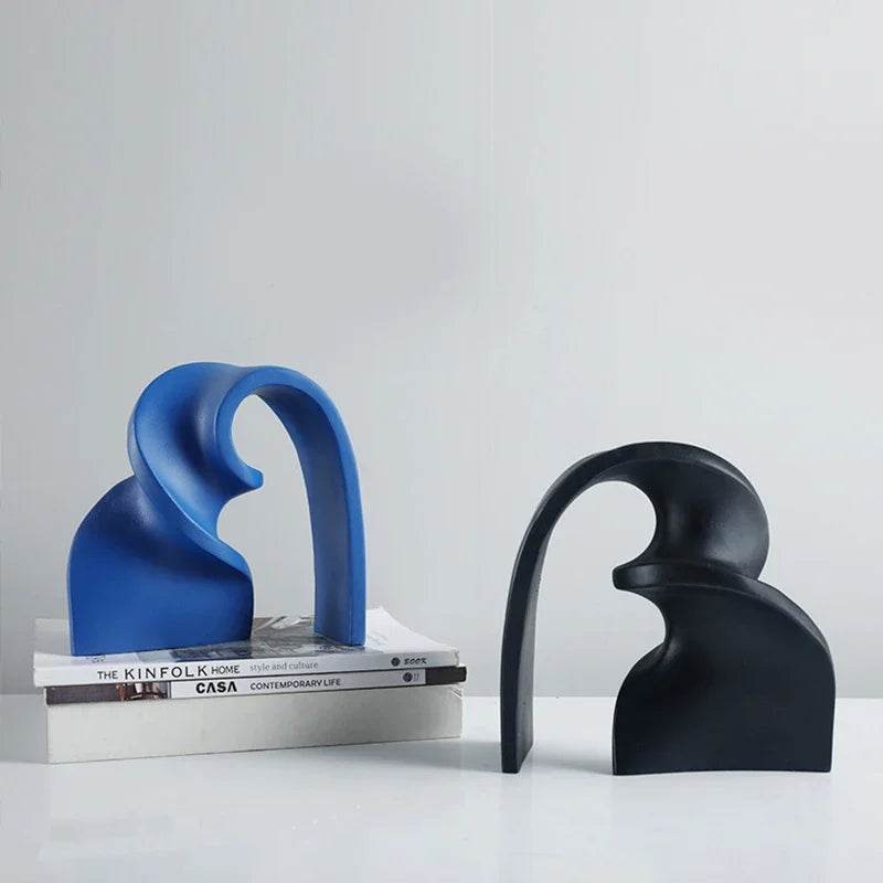 Ornamento de Arte Abstrata em Resina - Haustter - Haustter