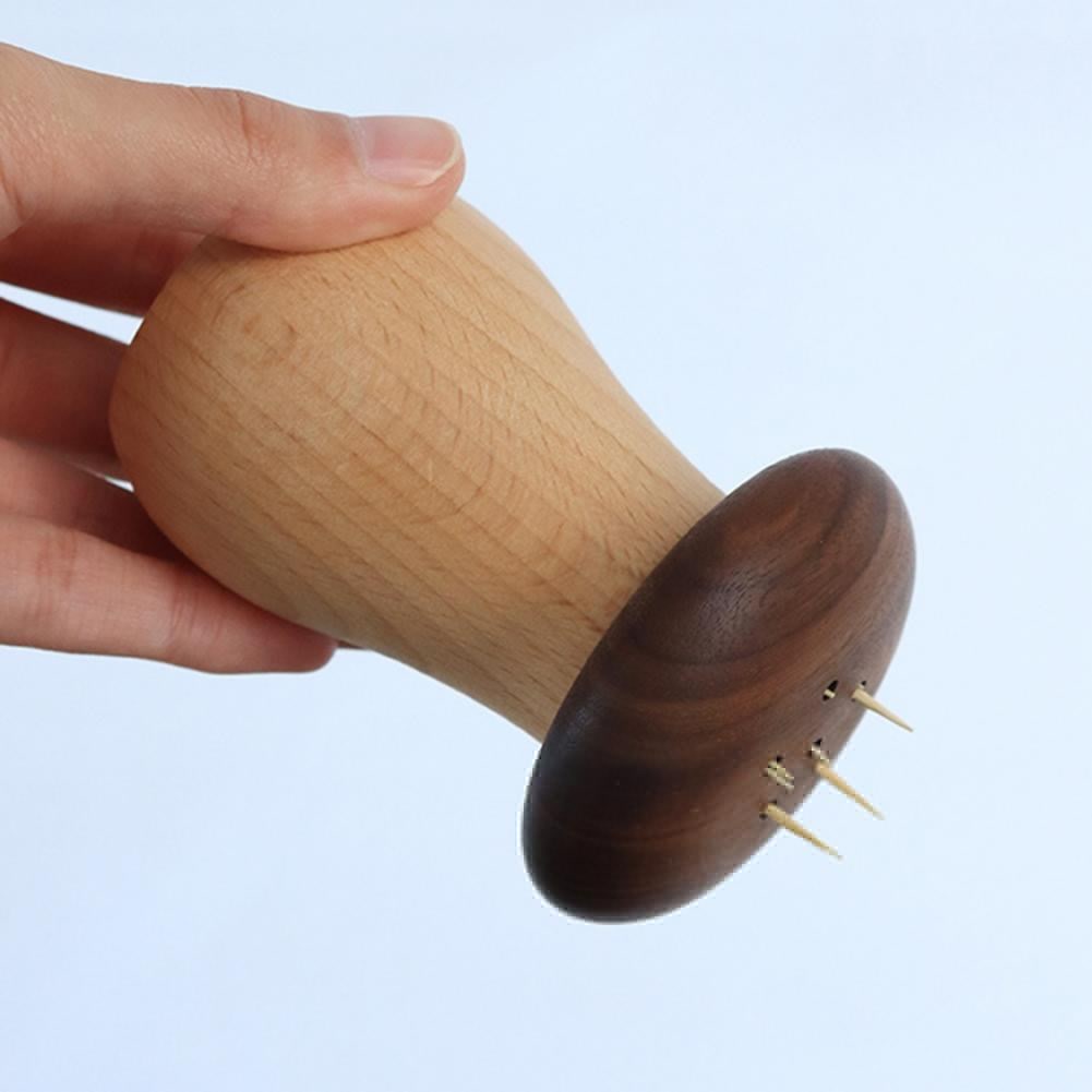 Porta Palitos Criativo em Forma de Cogumelo de Madeira - Haustter - Haustter