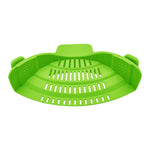 Escorredor Encaixável de Silicone com Clip para Panelas e Bowls - Haustter - Haustter