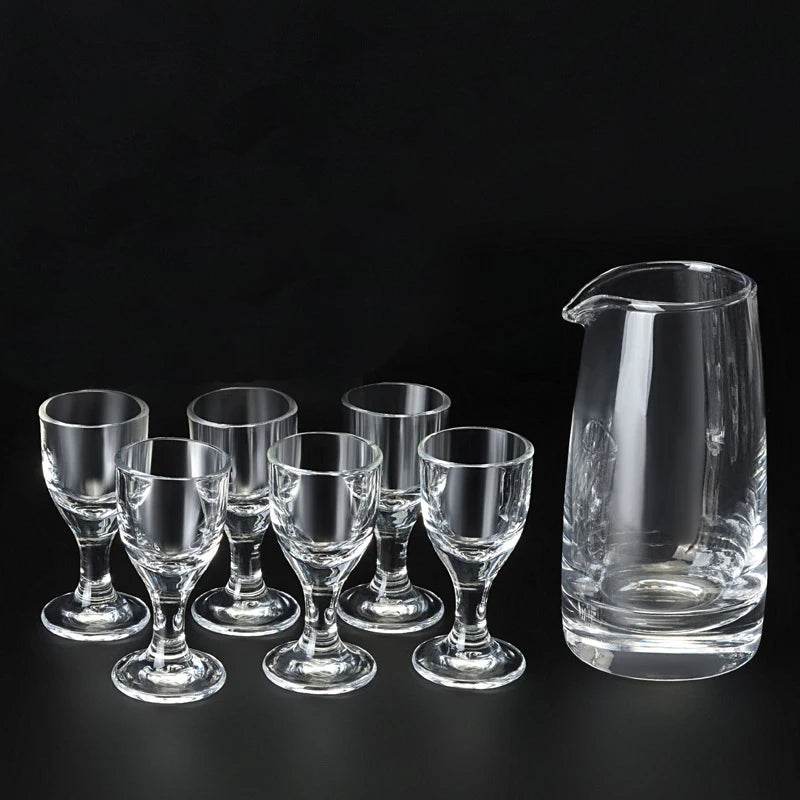 6 Taças e 1 Jarra para Destilados e Licores - Haustter - Haustter