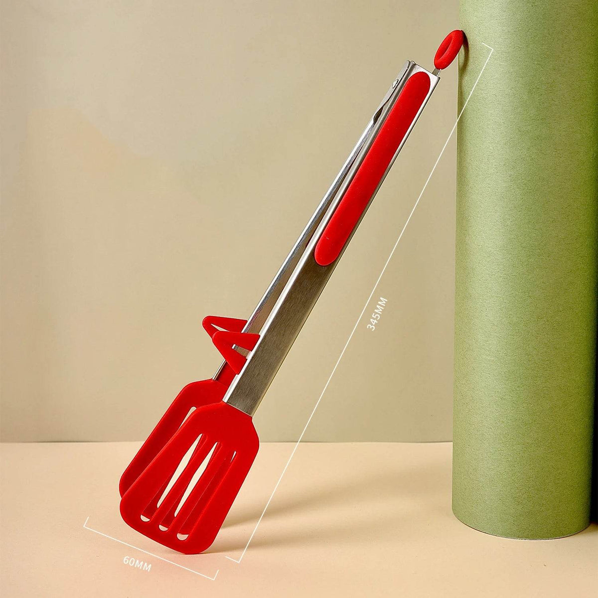 Pinça Pegador de Silicone e Aço Inoxidável para Cozinha e Churrasco - Haustter - Haustter