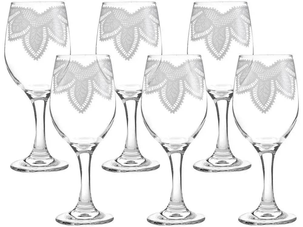 Jogo de Taças Flor de Mandacaru 6 Peças 400ml - Arte e Impacto Social Martha Medeiros | Haustter - Haustter