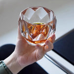 Copo Geométrico Moderno 300ml - Facetado e Robusto | Haustter