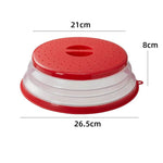 Tampa Dobrável de Silicone para Micro-ondas 2 em 1 - Haustter - Haustter