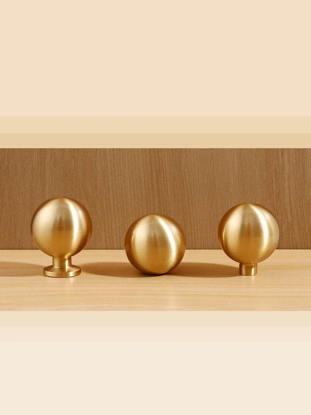 Puxador Esférico de Móveis em Bronze Moderno Minimalista - Haustter - Haustter