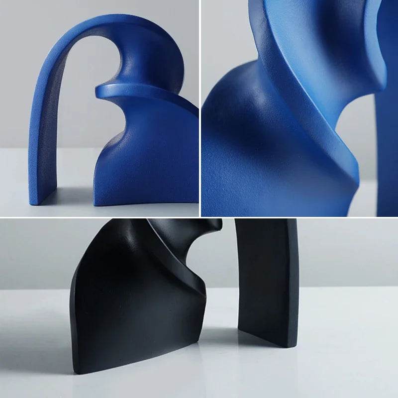 Ornamento de Arte Abstrata em Resina - Haustter - Haustter