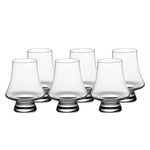 2/4/6 pçs copo de uísque de vidro cristal conjunto de 250ml claro sem chumbo copos para beber escocês licor barware cerveja espíritos vinho glasse - Haustter