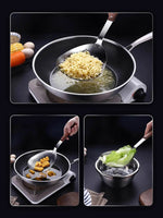 Escumadeira de Aço Inoxidável com Cabo de Madeira - Haustter - Haustter