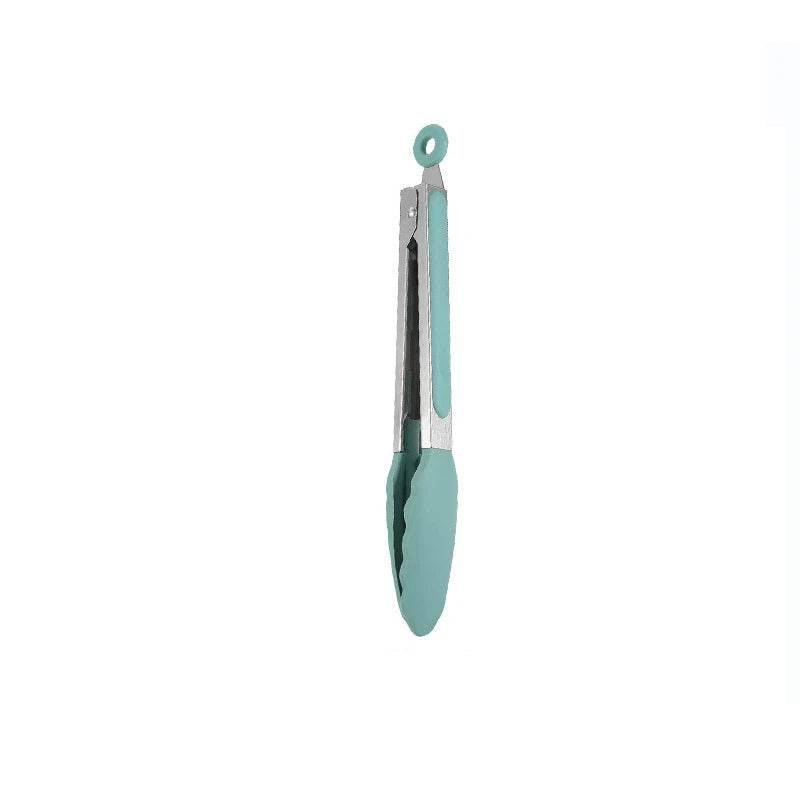 Pinça para Alimentos em Aço Inoxidável e Silicone, Acessório de Cozinha para Churrasco, Bife e Pão, Ideal para Jantares - Haustter - Haustter