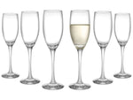 Jogo de Taças para Champanhe 6 Peças 190ml Design Flute | Haustter - Haustter