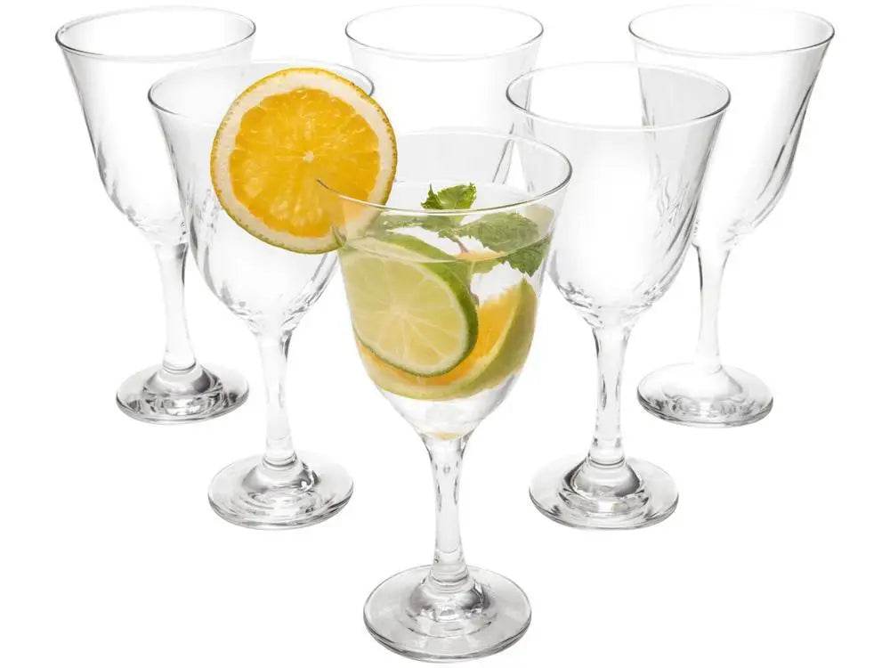 Jogo de Taças Lírio 6 Peças 365ml - Design Delicado e Brilho Intenso | Haustter - Haustter