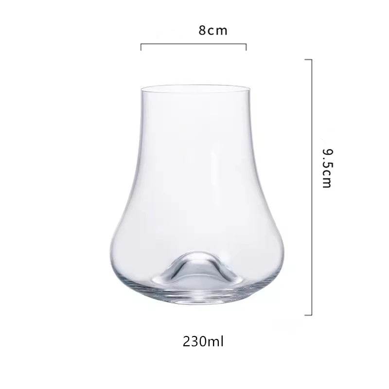 Copo Nosing de Vidro com Fundo Côncavo para Whisky e Destilados - Haustter - Haustter