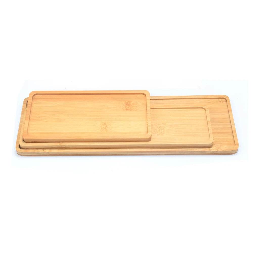 Bandeja de Bambu Retangular - Haustter - Haustter