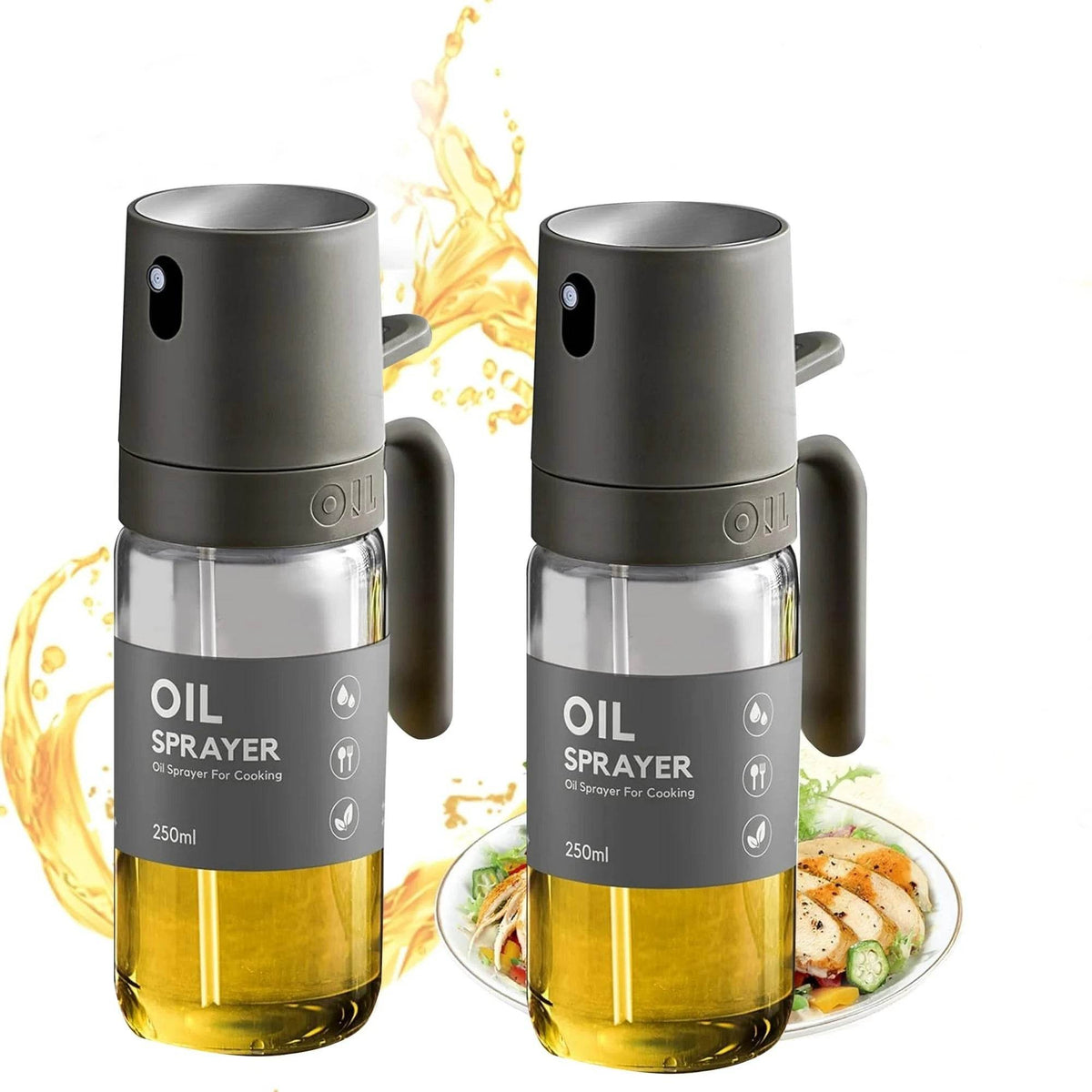 Jarra Spray de Vidro para Óleo de Cozinha - Haustter - Haustter