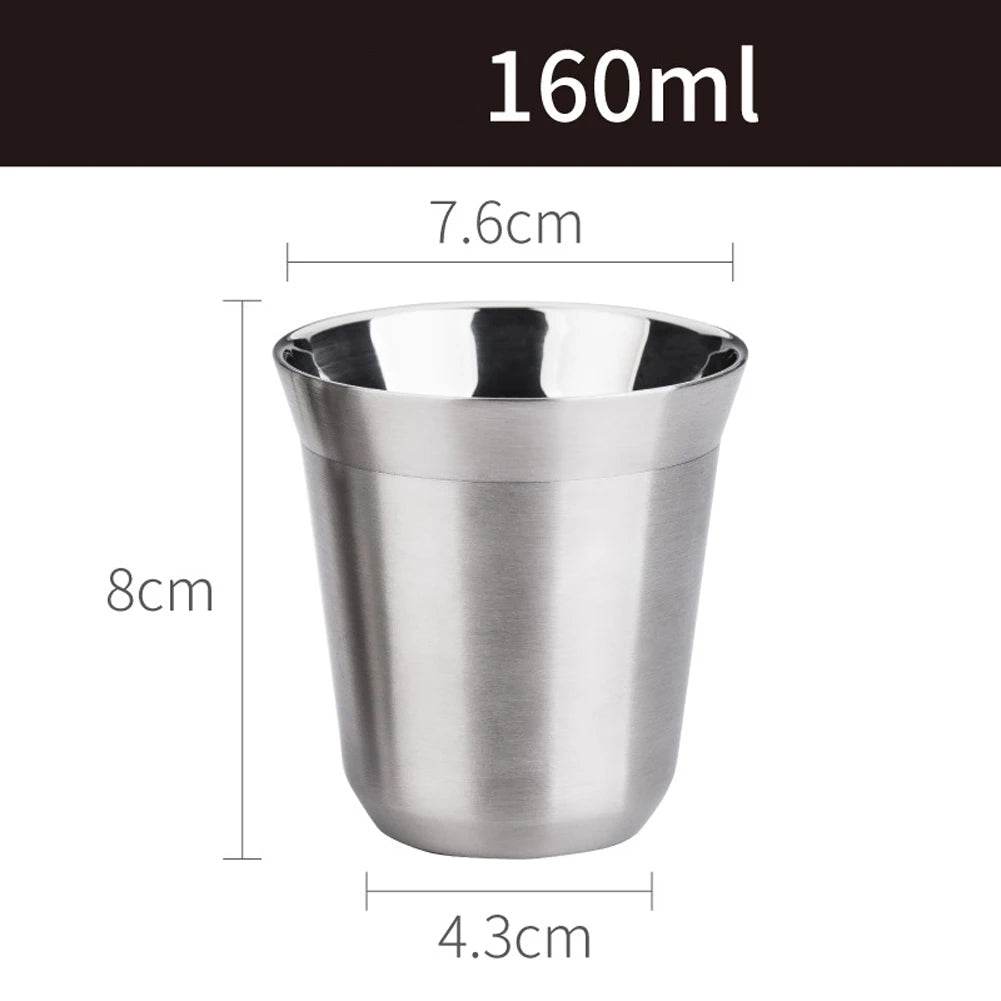 Copo de Café de Aço Inoxidável de Parede Dupla - Haustter - Haustter