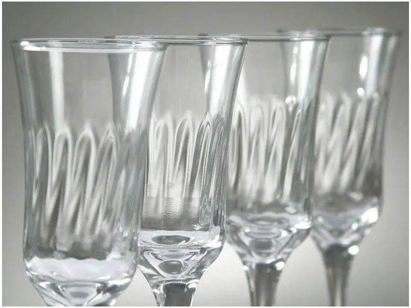 Jogo de Taças Lírio Vidro 6 Peças 180ml - Brinde com Elegância | Haustter - Haustter