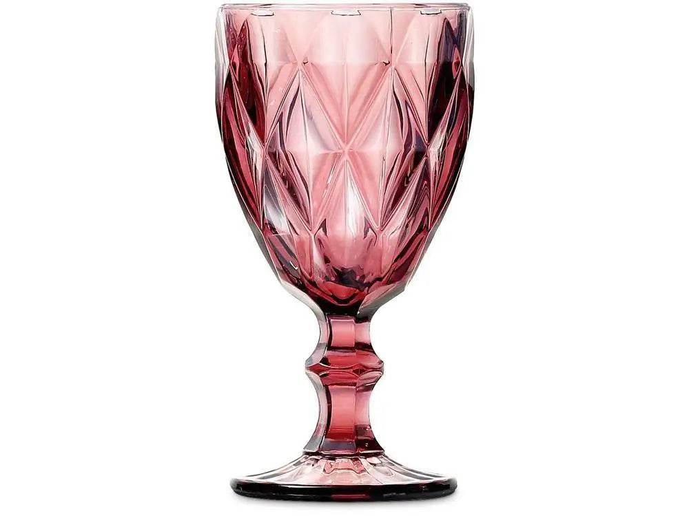 Jogo de Taças Vermelhas Diamond Empire 6 Peças 330ml - Beleza Intensa | Haustter - Haustter