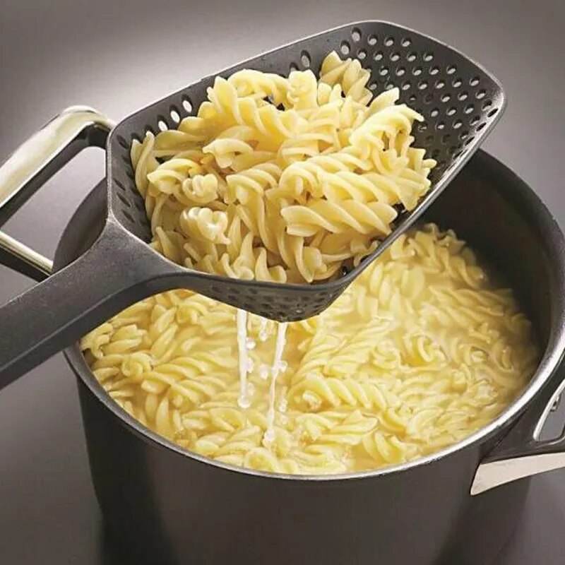 Colher Coador Portátil para Frituras e Vegetais Cozidos - Escorredor e Separador de Caldos - Haustter - Haustter