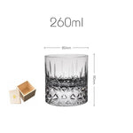 Copo de Whiskey com Entalhe Artesanal de Alto Brilho e Fundo Espesso - Haustter - Haustter