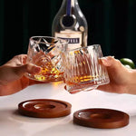 Copo de Whisky Rotativo com Base - Haustter - Haustter