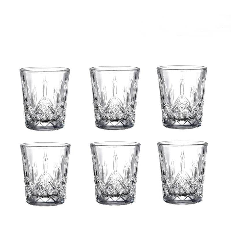 12 Copos Texturizados para Bebidas, Conjunto - Haustter - Haustter