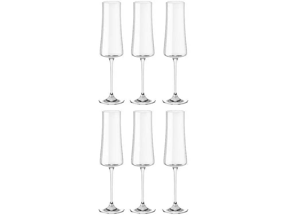 Taças Pleasure Cristal Eco 210ml 6 Peças - Elegância em Cada Bolha | Haustter - Haustter