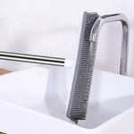 Vassoura de Borracha 2 em 1 com Rodo Integrado, Removedor de Pelos de Animais, Ideal para Carpete e Piso de Madeira - Haustter - Haustter