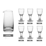 6 Taças e 1 Jarra para Destilados e Licores - Haustter - Haustter