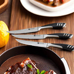 4/6/8 Facas e Garfos de Aço Inoxidável Alemão, Conjunto - Haustter - Haustter