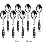 Conjunto de Talheres de Aço Inox Polido Estilo Clássico | Haustter