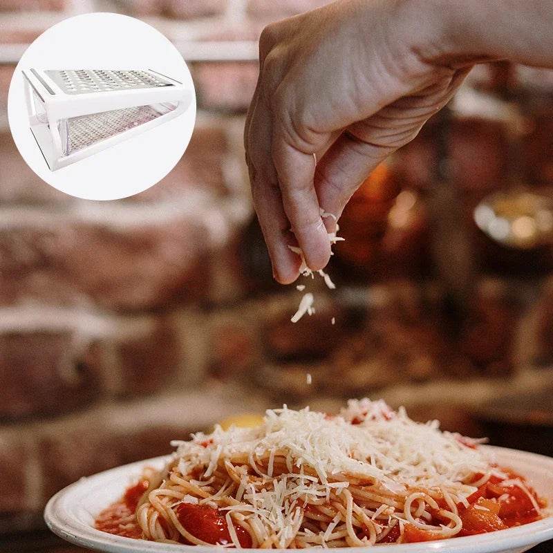 Ralador de Queijo e Vegetais com Lâminas Dupla Face em Aço Inoxidável - Haustter - Haustter