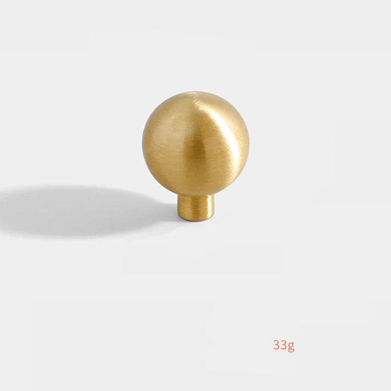 Puxador Esférico de Móveis em Bronze Moderno Minimalista - Haustter - Haustter