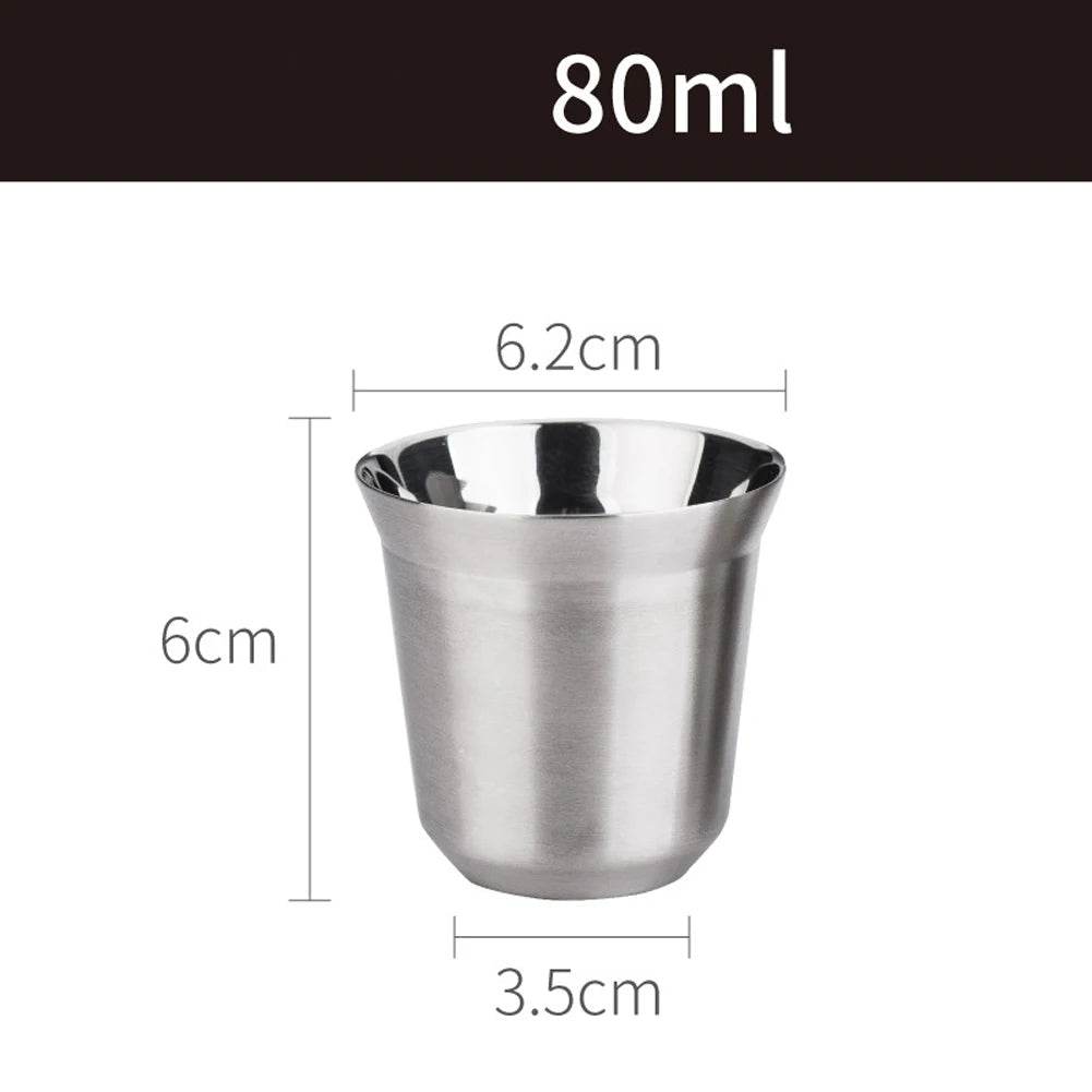 Copo de Café de Aço Inoxidável de Parede Dupla - Haustter - Haustter