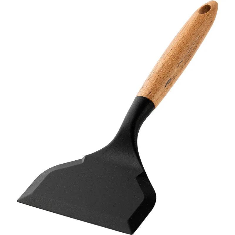 Espátula de Silicone com Cabo de Madeira - Haustter - Haustter