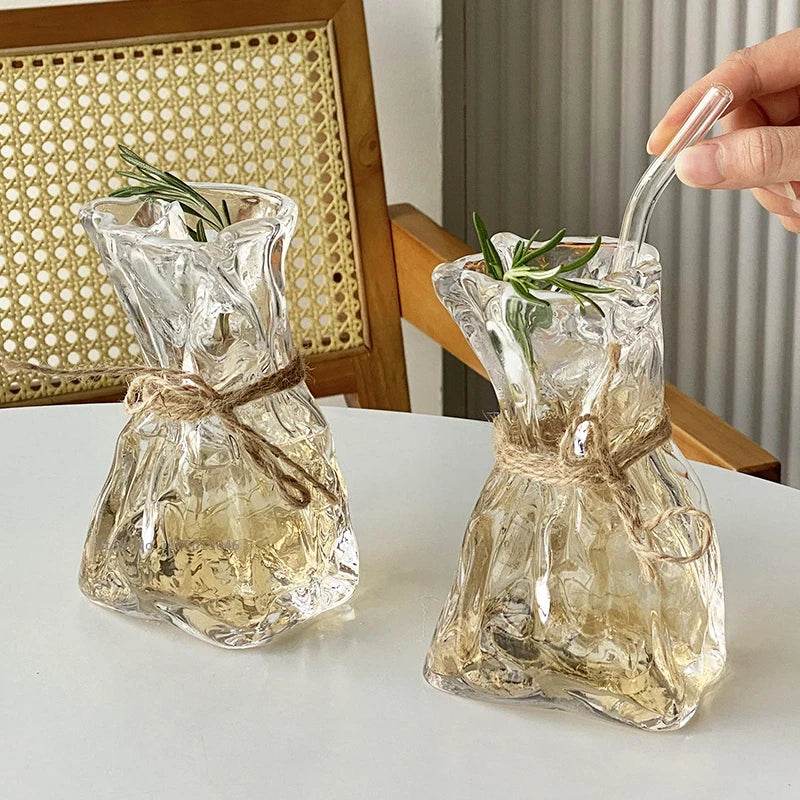 Copo de Vidro Saco de Papel - Haustter - Haustter