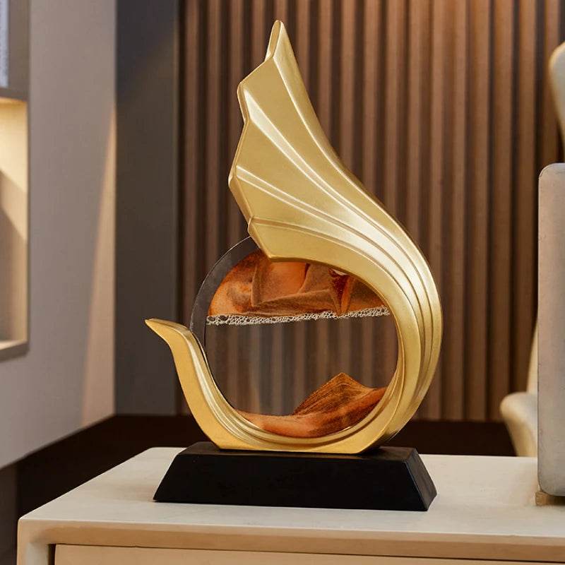 Escultura de Areia em Movimento para Decoração - Haustter - Haustter