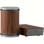 Afiador Manual de Facas com Rolo Rotativo e Ângulo Fixo de 15° em Madeira Nobre | Haustter