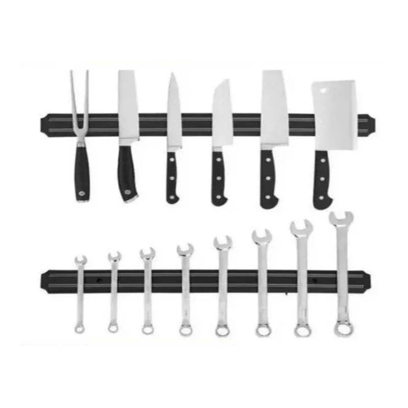 Barra Magnética de 50cm para Facas de Cozinha, Churrasco e Ferramentas - Haustter - Haustter