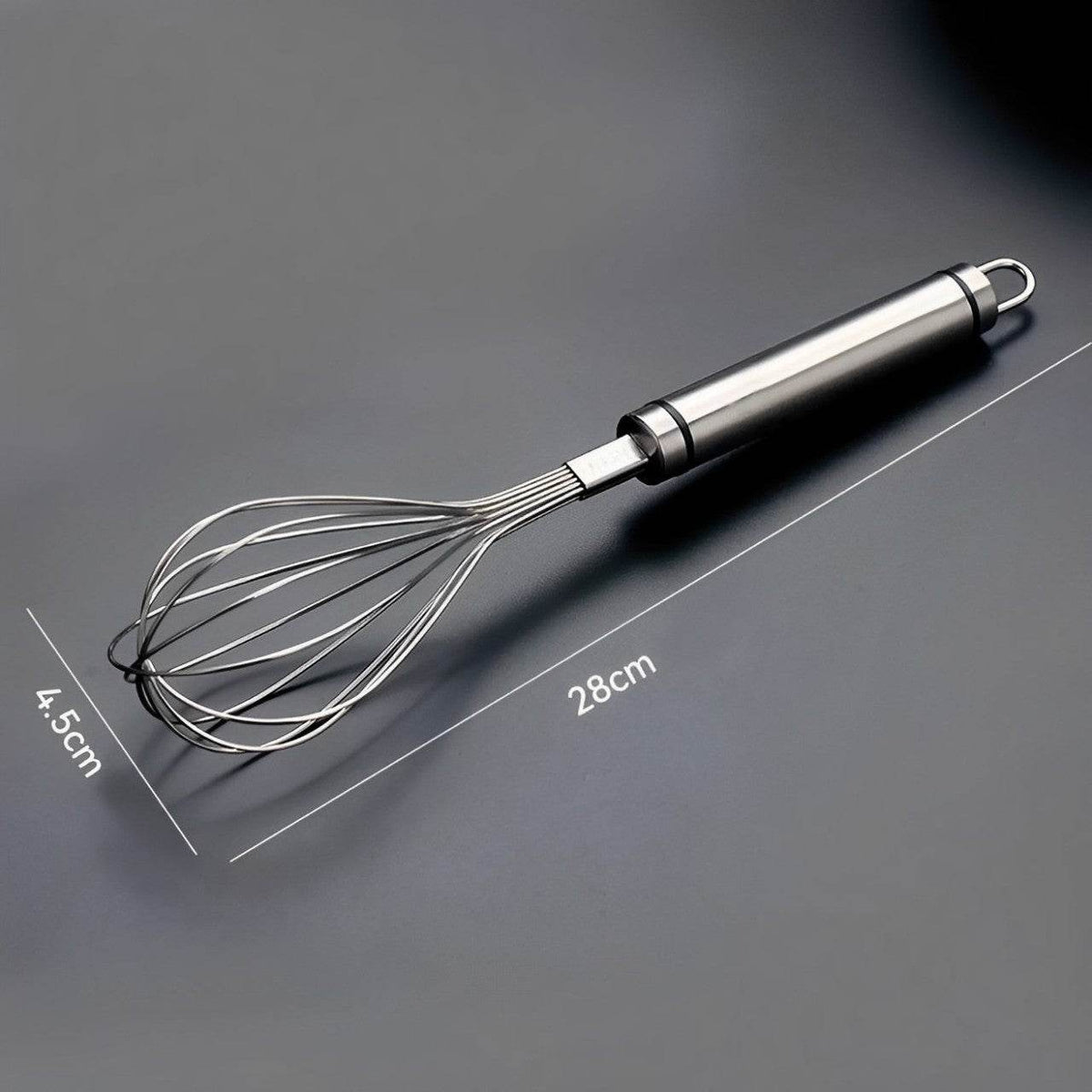 Batedor de Ovos em Aço Inoxidável - Haustter - Haustter