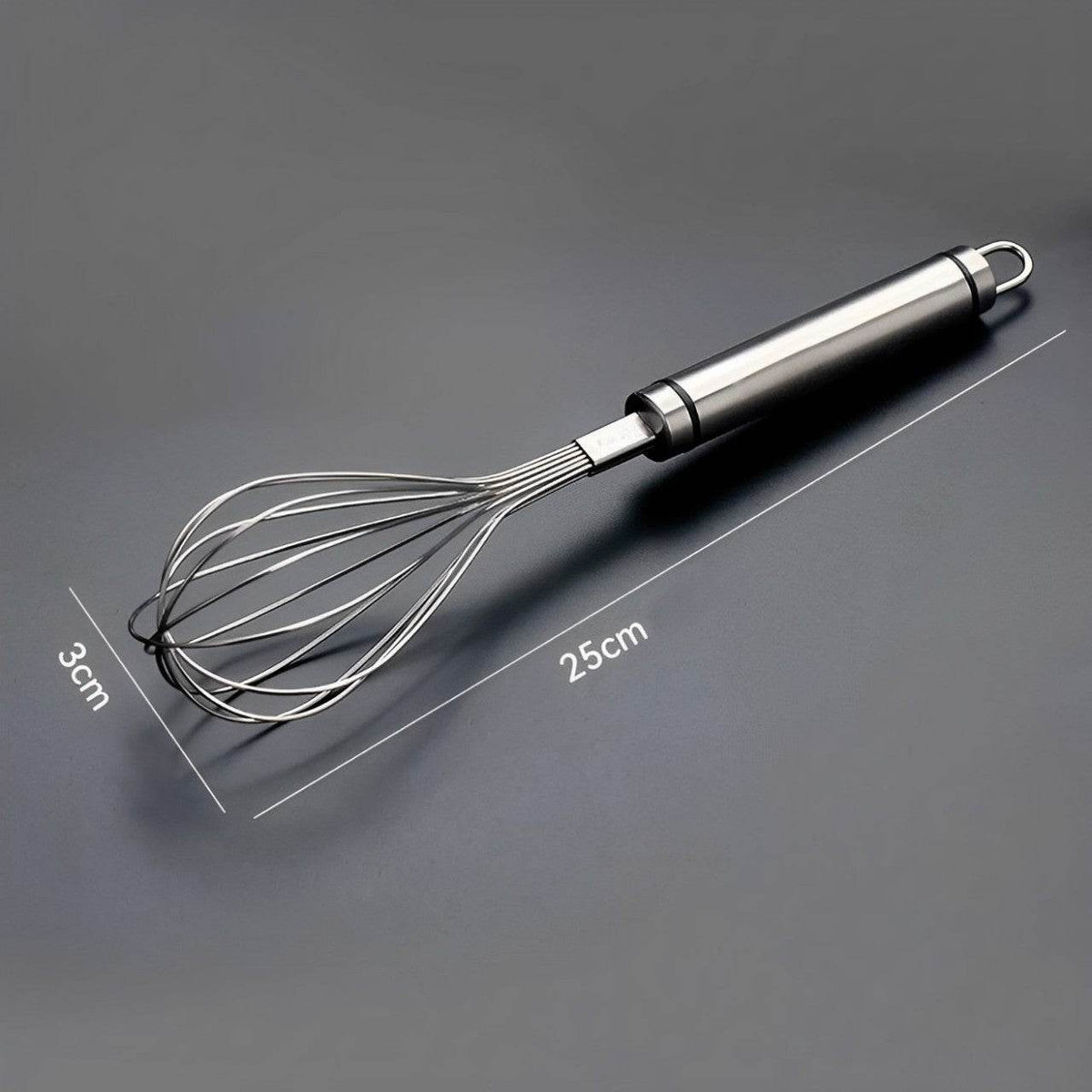 Batedor de Ovos em Aço Inoxidável - Haustter - Haustter