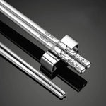 Par de Hashis Antiderrapantes de Aço Inoxidável 316 - Haustter - Haustter