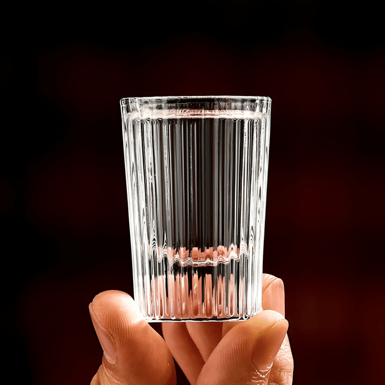 Conjunto de 6 Copos Listrados 20ml para Destilados - Haustter - Haustter