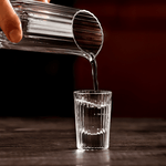 Conjunto de 6 Copos Listrados 20ml para Destilados - Haustter - Haustter