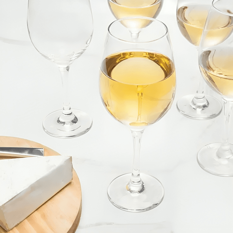 Conjunto de 6 Taças de Vidro 385ml para Água e Vinho | Haustter - Haustter