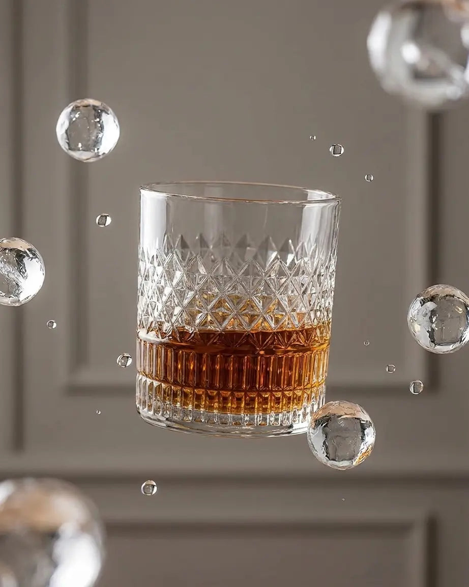 1/4 Copos Prismados para Whisky, Conjunto
