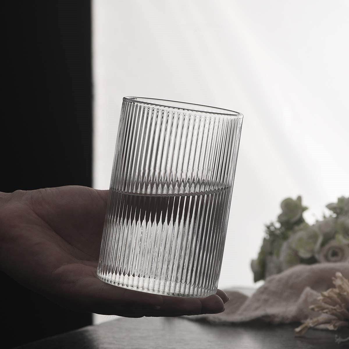 1/3/6 Copos de Vidro Japonês Listrado - Haustter - Haustter