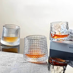 Copos de Whisky Giratórios Linhas Verticais, Conjunto - Haustter - Haustter