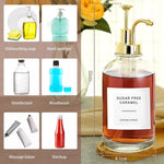 2 Dispensadores de Xarope com Bandeja de Bambu, Conjunto - Haustter - Haustter