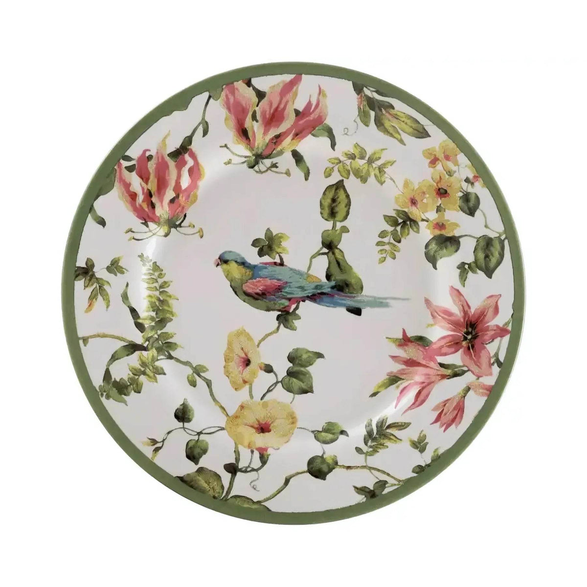 Conjunto Harmony - Jantar, Chá e Café 12 Peças - Branco, Verde e Amarelo | Haustter - Haustter