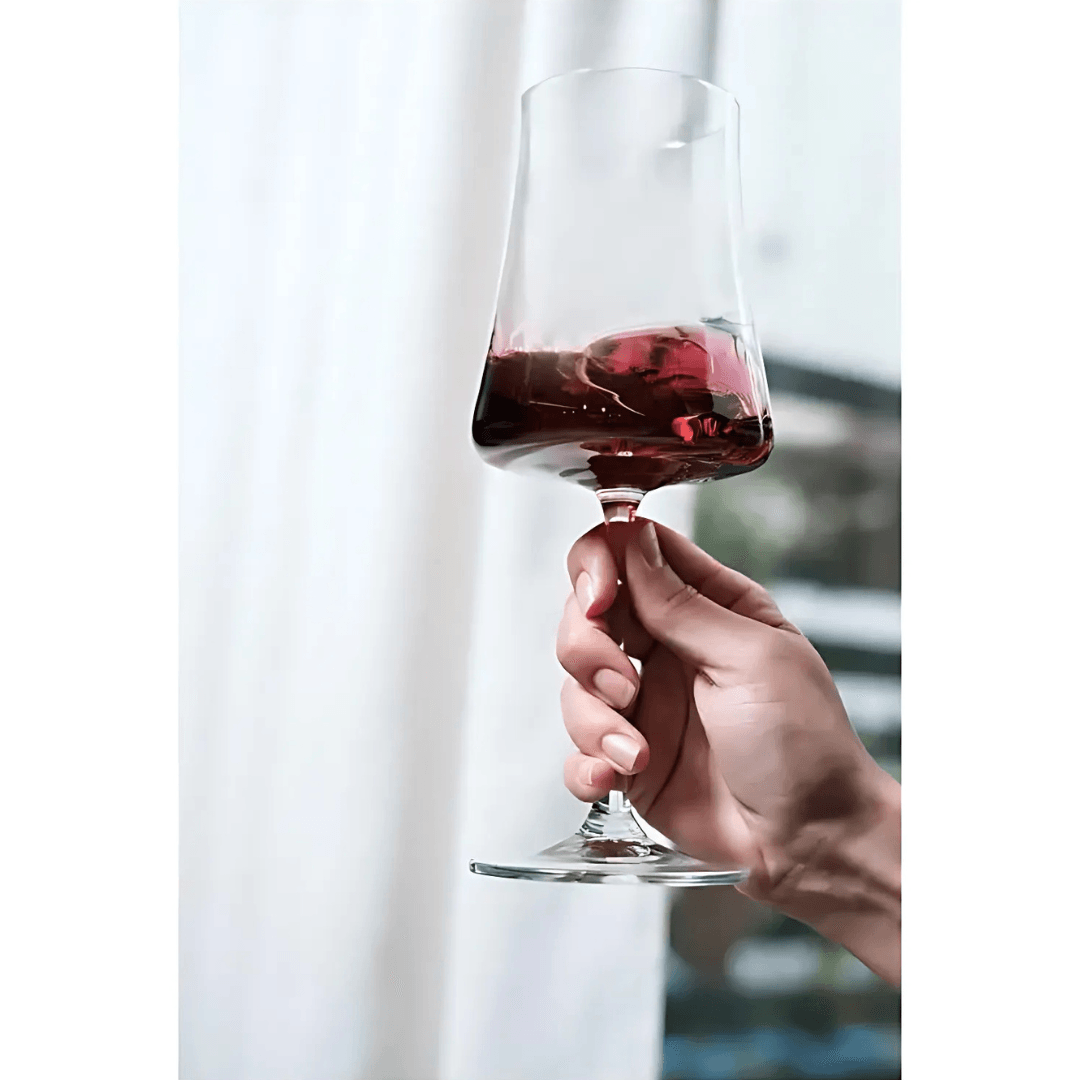 Conjunto de 6 Taças de Cristal 460ml para Água e Vinho | Haustter - Haustter